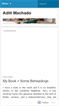 Mobile Screenshot of aditimachado.com